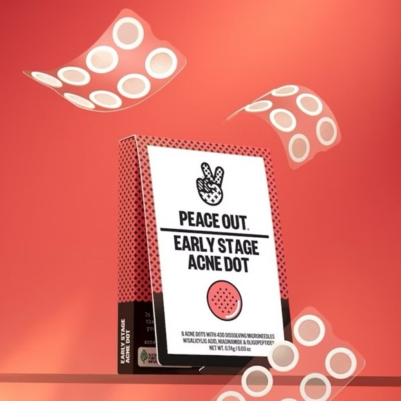 PEACE OUT | Early Stage Acne Dot - 8 acne treatment dots - Picture 1 of 11
